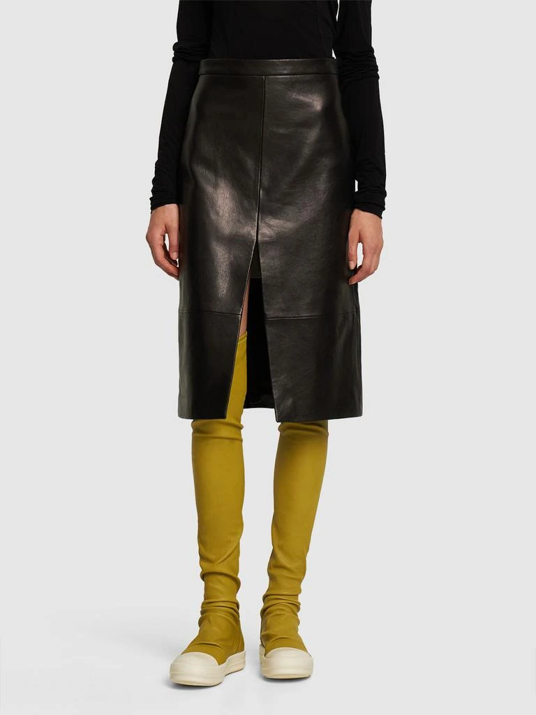 商品Rick Owens|20mm Classic Bumper Leather Boots,价格¥7740,第1张图片