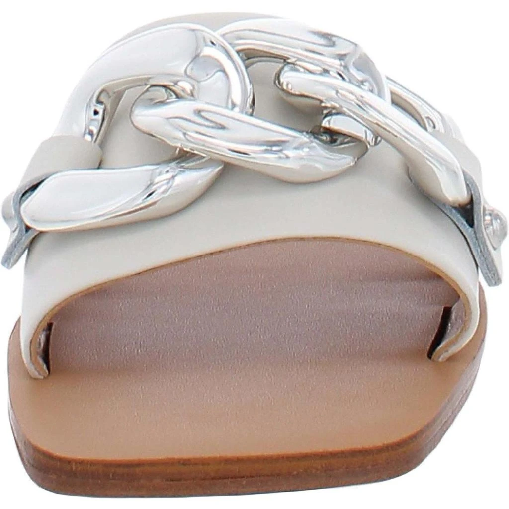 商品Marc Fisher|Marc Fisher Womens Rosely Leather Slip On Slide Sandals,价格¥131,第5张图片详细描述