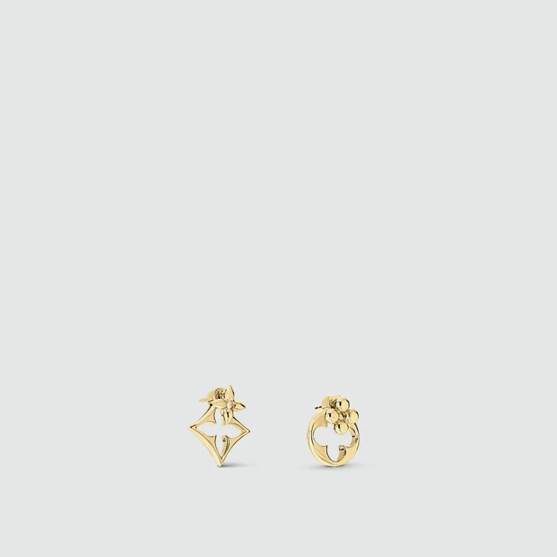 商品Louis Vuitton|【预售3-7天】LV/路易威登 女士金色金属耳钉,价格¥3613,第1张图片