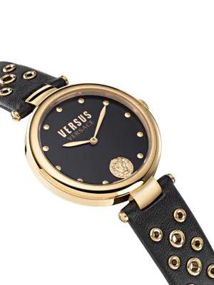 Los Feliz 34MM Stainless Steel & Leather-Strap Watch商品第3张图片规格展示