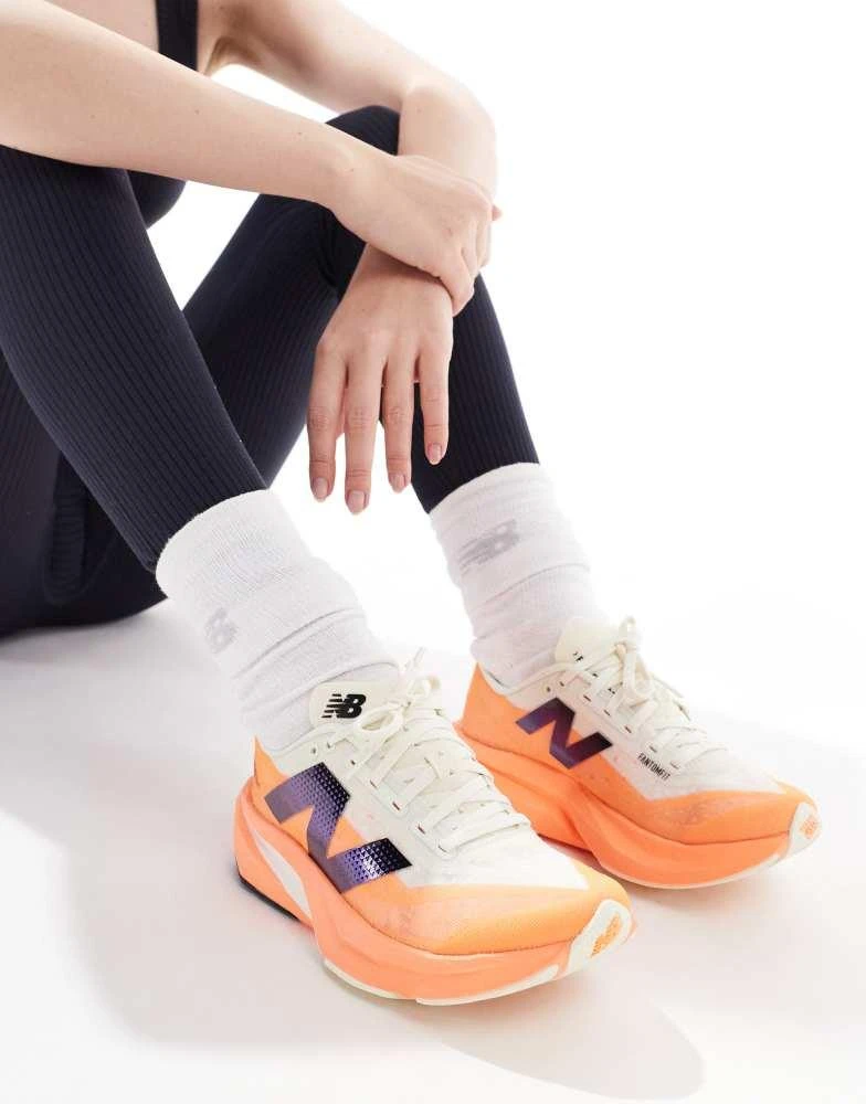 商品New Balance|New Balance Fuel Cell Rebel V4 running trainers in orange,价格¥1445,第1张图片