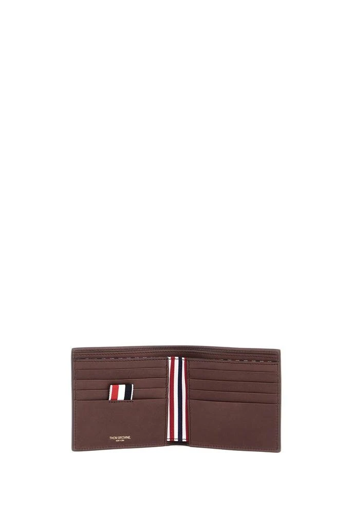 商品Thom Browne|compact dark brown calfskin wallet with slots,价格¥2195,第2张图片详细描述