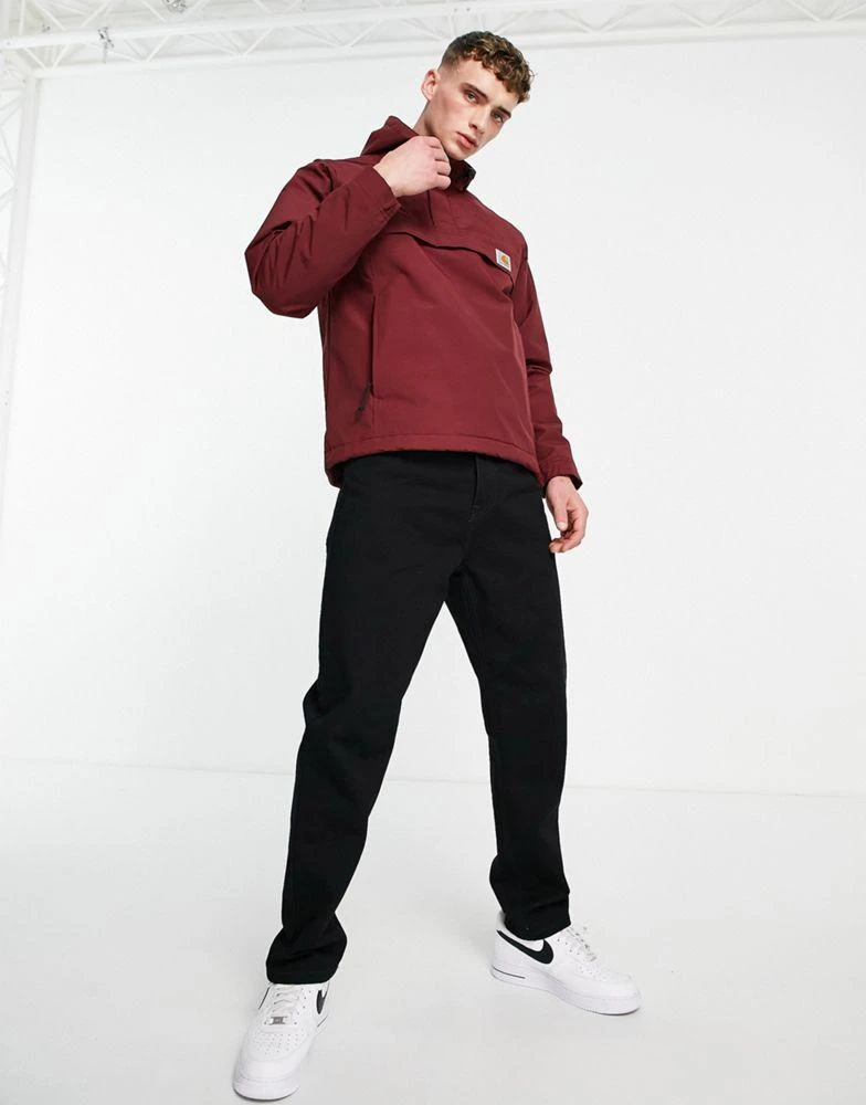 商品Carhartt|Carhartt WIP winter nimbus pullover jacket in burgundy,价格¥863,第1张图片
