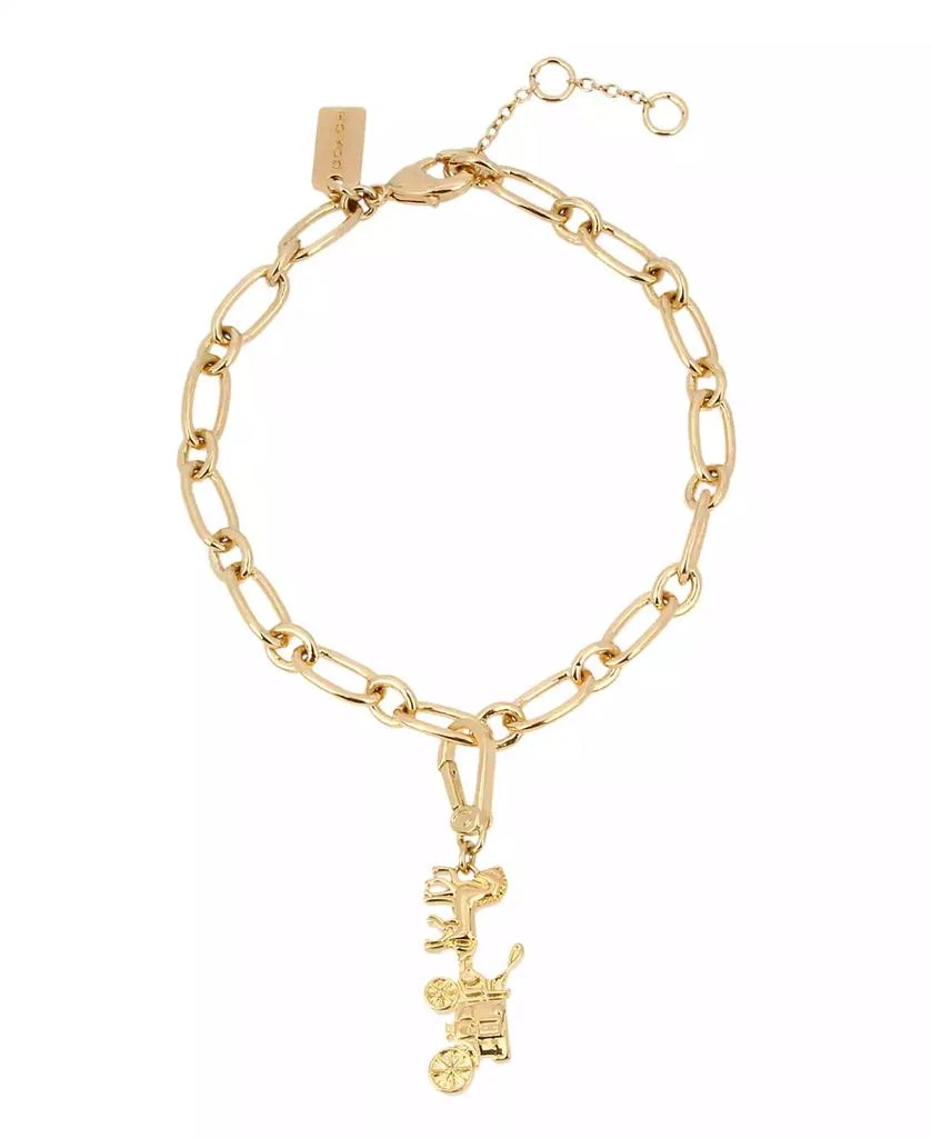 商品Coach|Starter Chain Link Bracelet,价格¥587,第3张图片详细描述