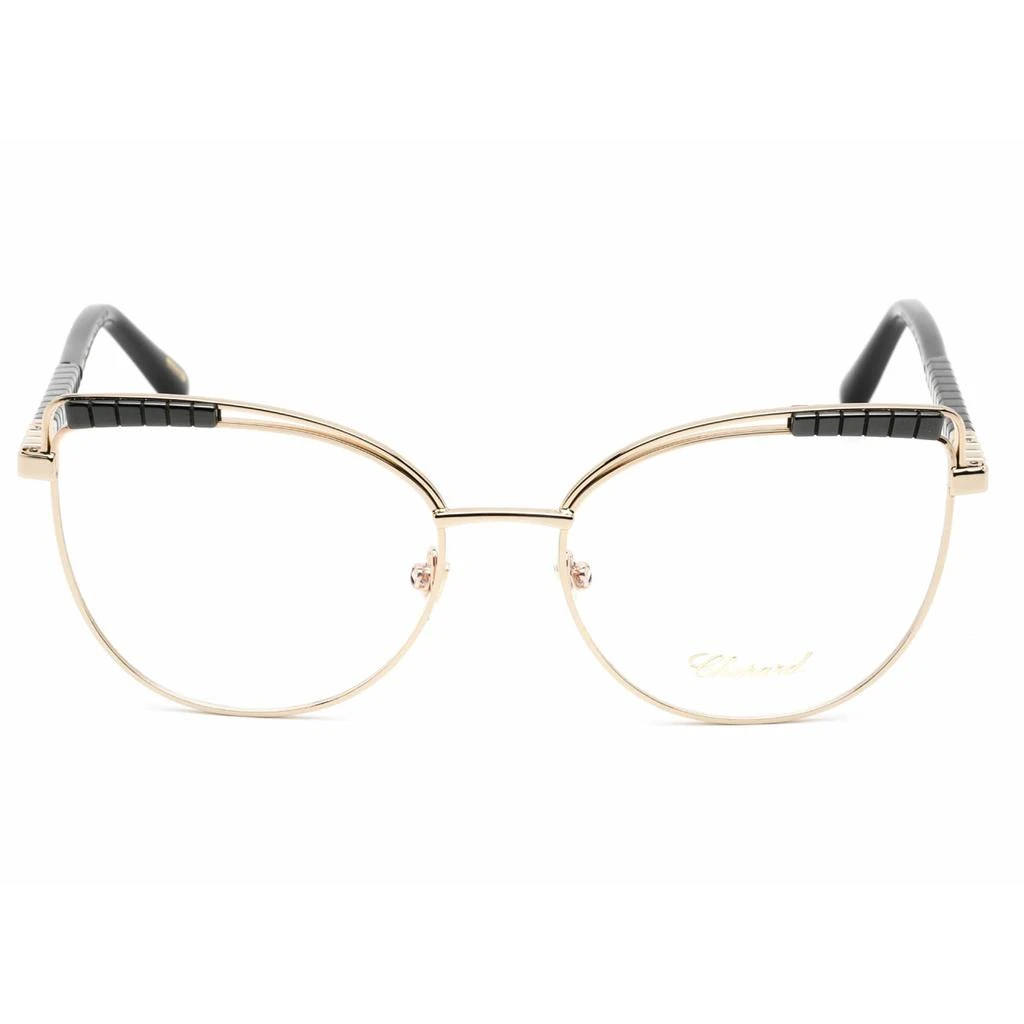 商品Chopard|Chopard Women's Eyeglasses - Gold Metal Cat Eye Frame Clear Demo Lens | VCHC70 0300,价格¥1495,第2张图片详细描述