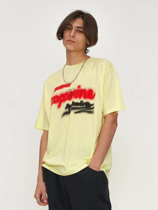 商品NORNOT|Regular Fit Dopamine T-Shirt Yellow,价格¥797,第5张图片详细描述