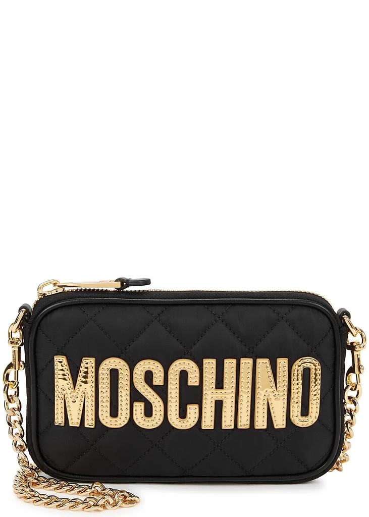 商品Moschino|Quilted black nylon bag,价格¥1928,第1张图片