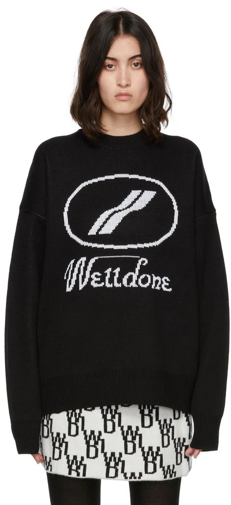 商品We11done|Jacquard Logo Sweater,价格¥3270,第1张图片