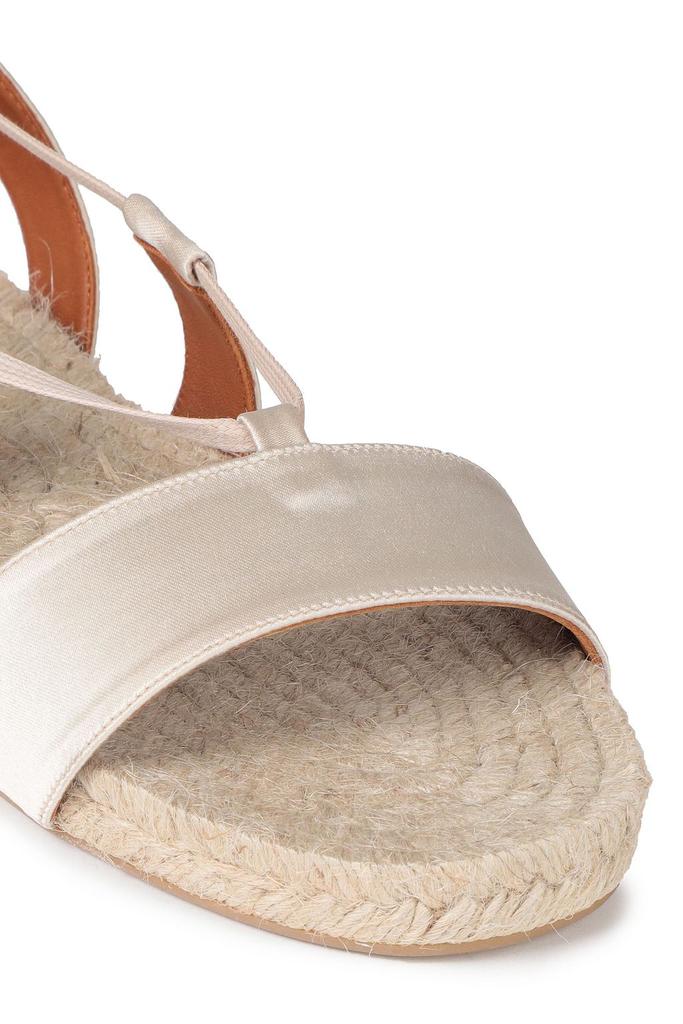 Satin espadrille sandals商品第4张图片规格展示