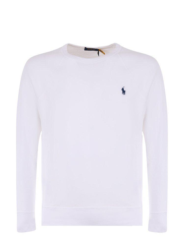 商品Ralph Lauren|Polo Ralph Lauren Logo Embroidered Crewneck Sweatshirt,价格¥773,第1张图片