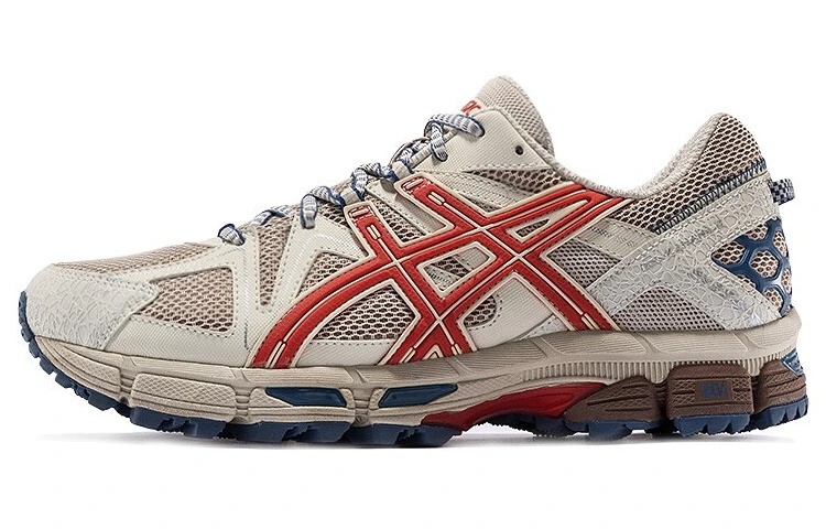 商品[国内直发] Asics|Gel-Kahana 8 越野 专业 百搭 网布织物合成革 低帮 GEL 短跑跑步鞋 男款 浅褐,价格¥589,第1张图片