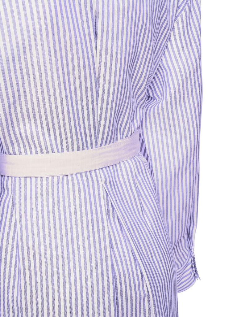 Cotton Blend Shirt Dress W/ Belt商品第6张图片规格展示