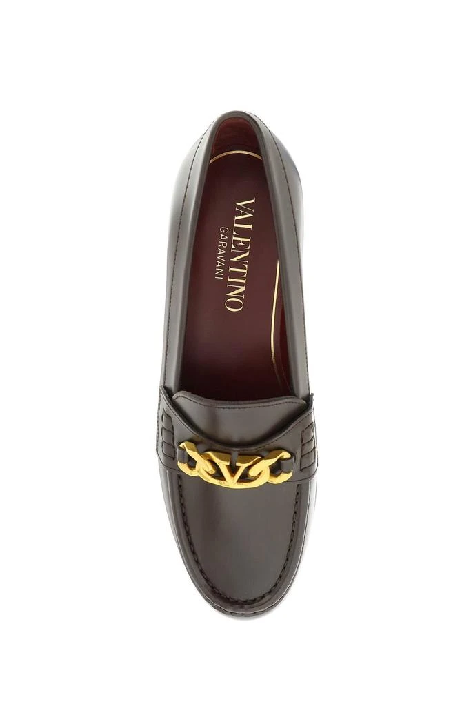 商品Valentino|Valentino garavani vlogo chain loafers,价格¥4187,第2张图片详细描述