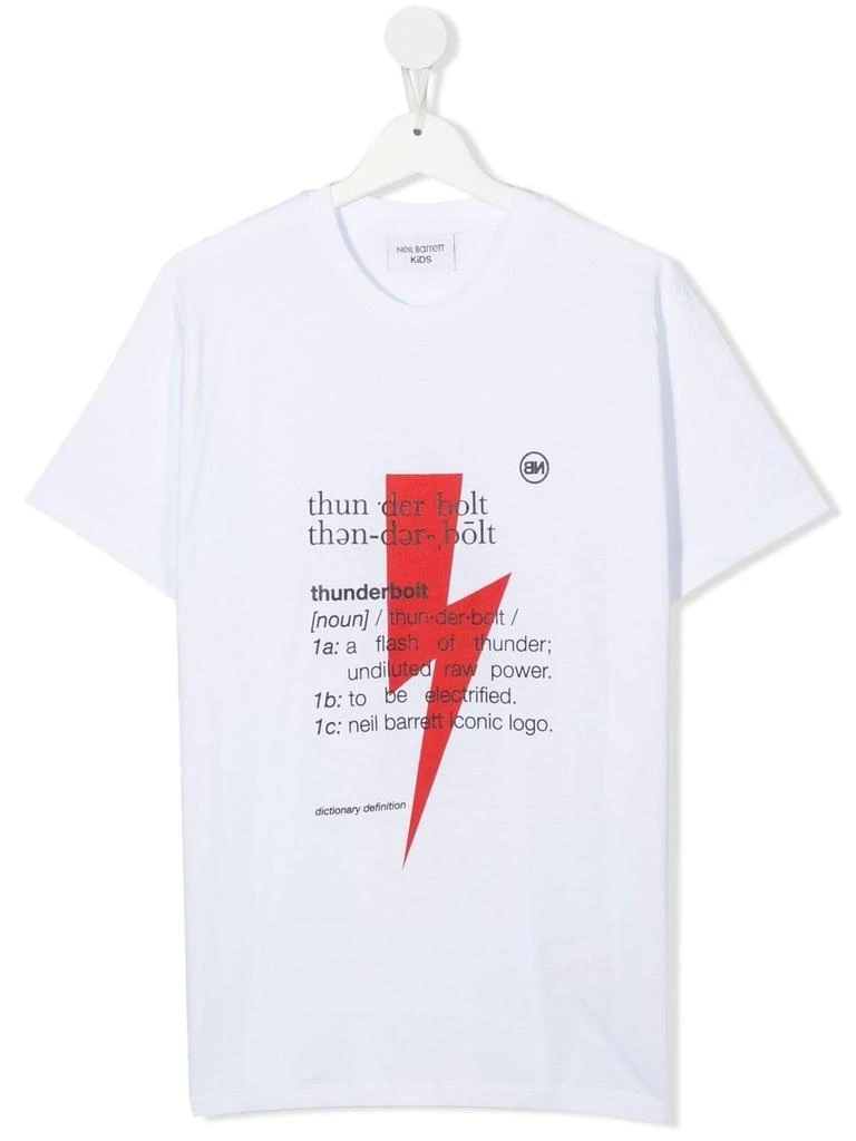 商品Neil Barrett|Neil Barrett Kids T-shirt,价格¥143,第1张图片