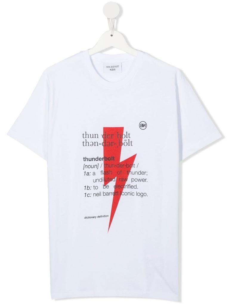 商品Neil Barrett|Neil Barrett Kids T-shirt,价格¥137,第1张图片