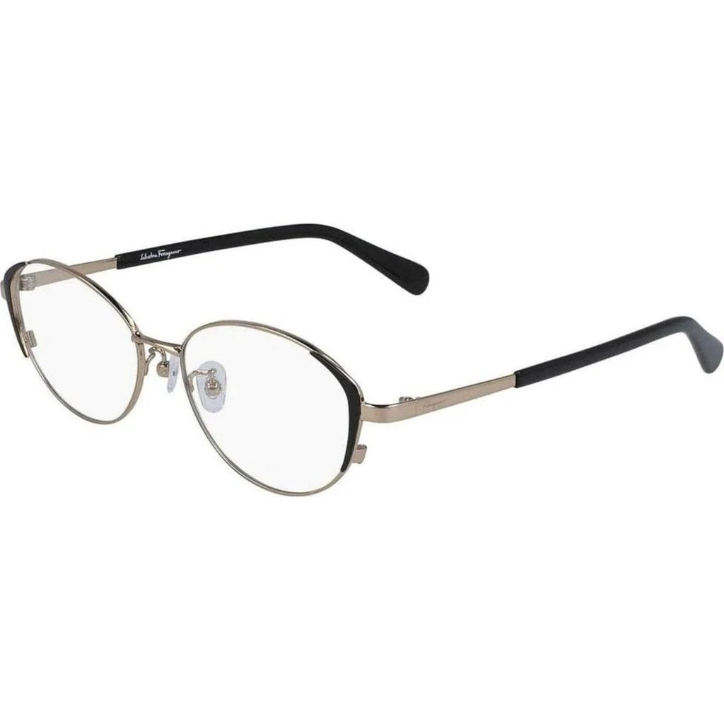 商品Salvatore Ferragamo|Salvatore Ferragamo Women's Eyeglasses - Gold and Black | SALVATORE FERRAGAMO2540A 786,价格¥470,第1张图片