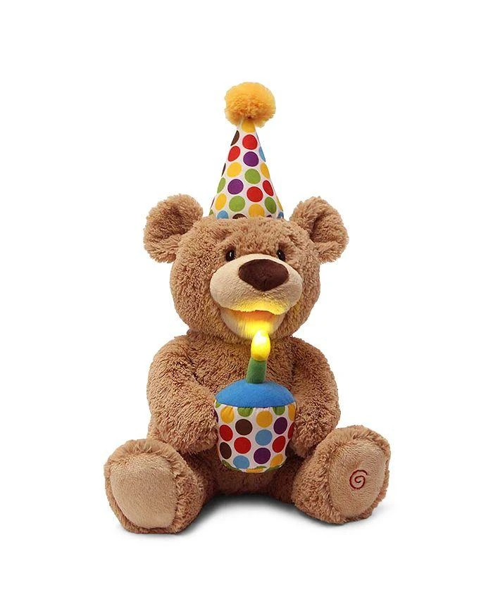 商品GUND|Happy Birthday Animated Bear Singing Light Up Plush Stuffed Animal, 10"- Ages 3+,价格¥341,第1张图片详细描述