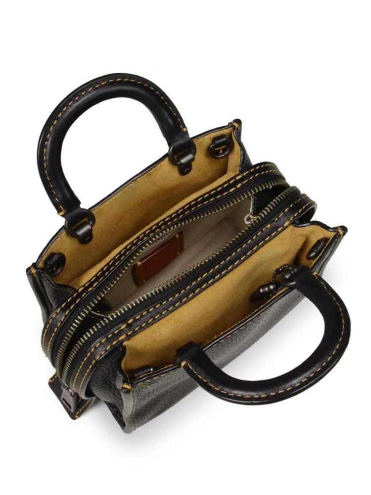 商品Coach|Coach - Rogue Pebbled Leather Top Handle Bag,价格¥2635,第2张图片详细描述