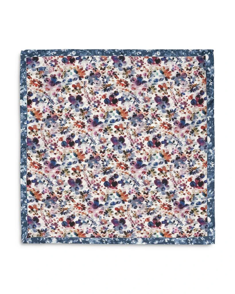 商品Eton|Floral Silk Pocket Square,价格¥678,第1张图片