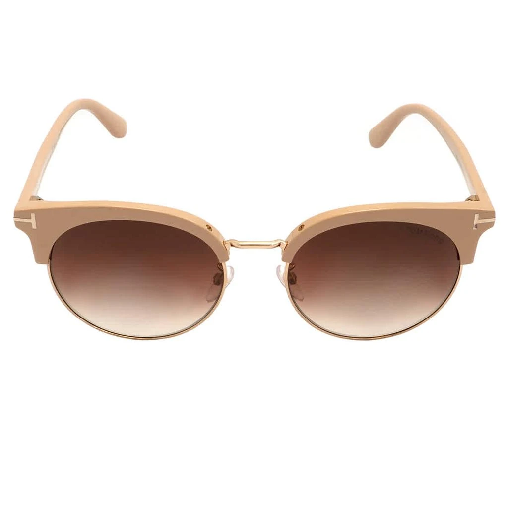 商品Tom Ford|Pink Cat Eye Ladies Sunglasses TF0545-K 72F 56,价格¥952,第1张图片
