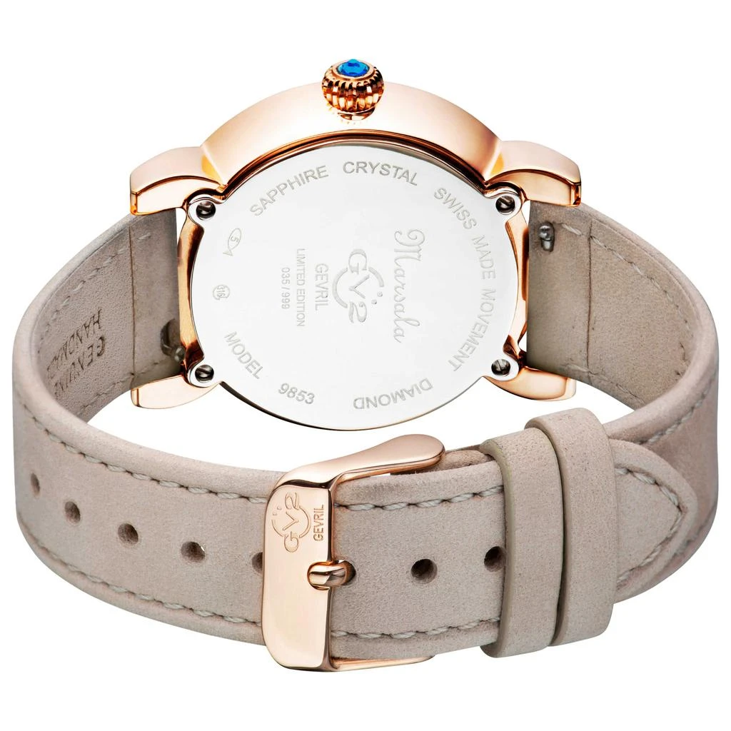 商品Gevril|GV2 by Gevril Women's Watch 9853,价格¥4776,第2张图片详细描述