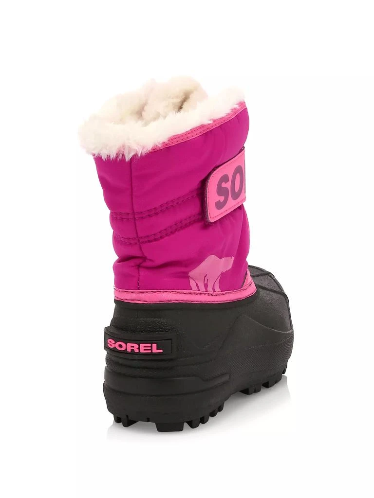 商品SOREL|Baby Girl's, Little Girl's &amp; Girl's Snow Commander Waterproof Faux Shearling-Lined Boots,价格¥209,第2张图片详细描述