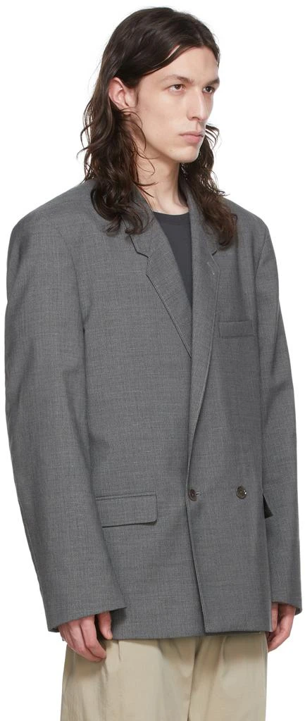 商品Lemaire|Grey Polyester Blazer,价格¥2226,第2张图片详细描述