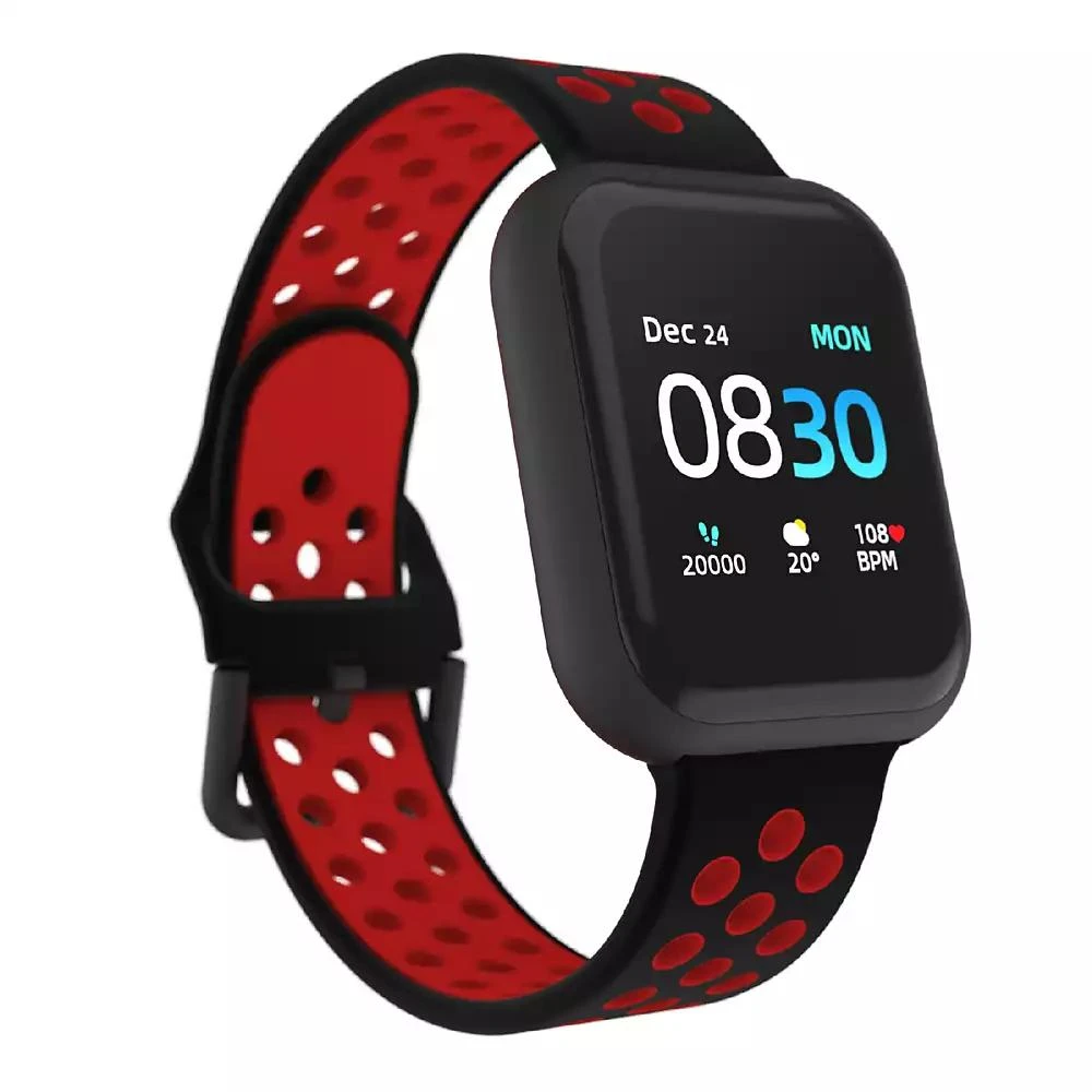 商品iTouch|Air 3 Unisex Heart Rate Black and Red Strap Smart Watch,价格¥708,第2张图片详细描述