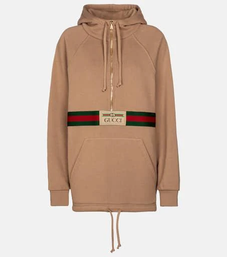 商品Gucci|Logo棉质帽衫,价格¥11489,第1张图片