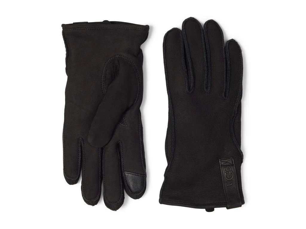 商品UGG|Leather Clamshell Logo Gloves with Conductive Tech Palm,价格¥740,第1张图片