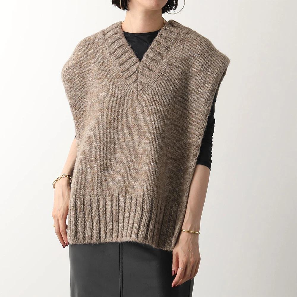 MAISON MARGIELA 无袖针织斗篷 SI0TH0001-S17802-741M 商品