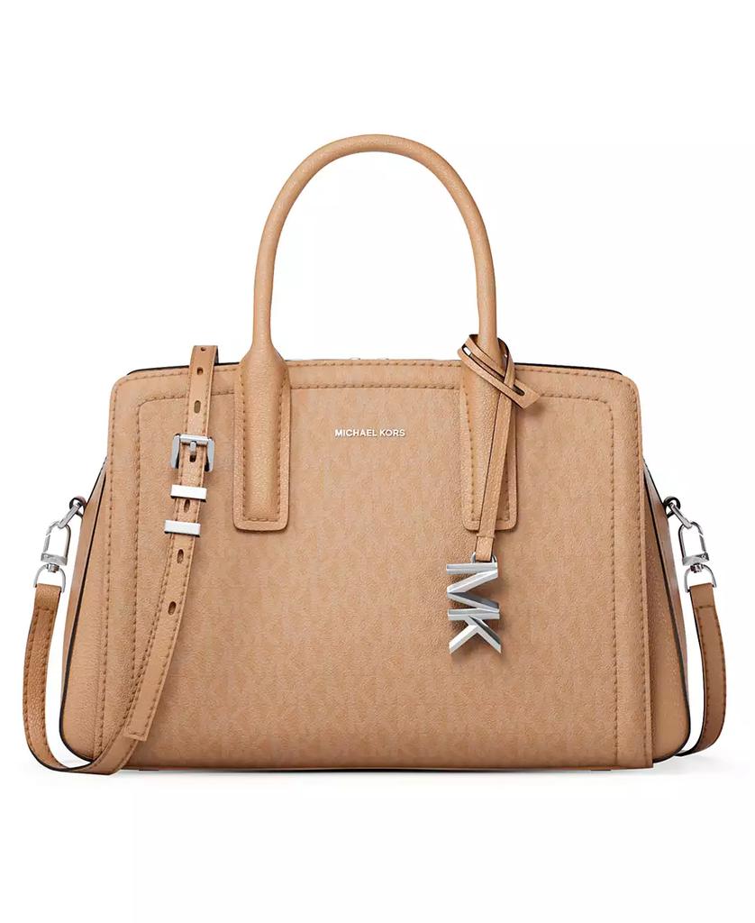 Michael Kors Laila Small Signature Logo Satchel Handbag image 2