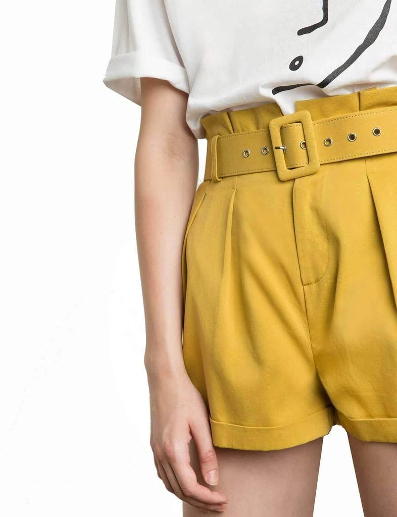 Sam Mustard Paperbag Waist Shorts 商品