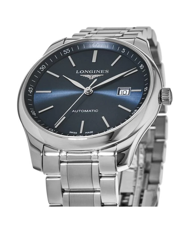 商品Longines|Longines Master Collection Automatic 42mm Blue Dial Stainless Steel Men's Watch L2.893.4.92.6,价格¥13042,第2张图片详细描述