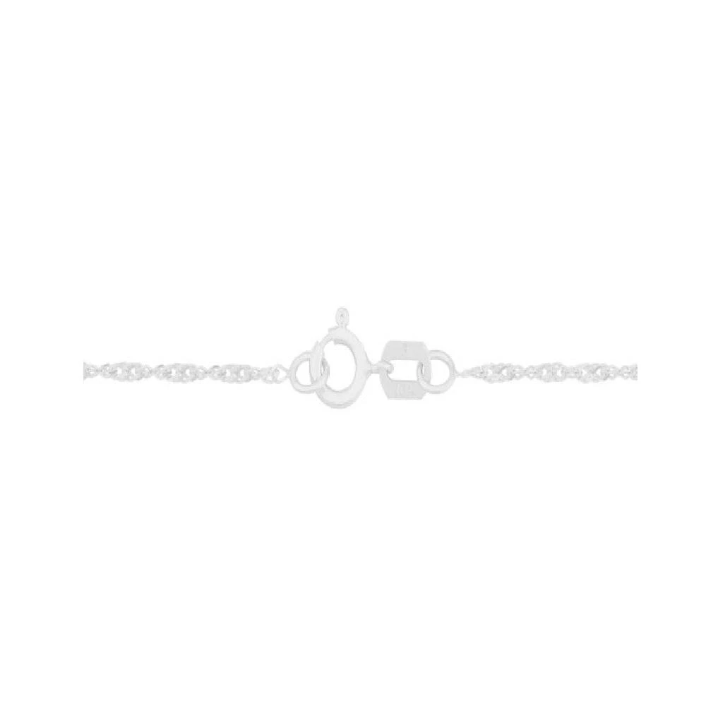 商品Pompeii3|10k White Gold 1-millimeter Singapore Chain (18-inch),价格¥838,第2张图片详细描述