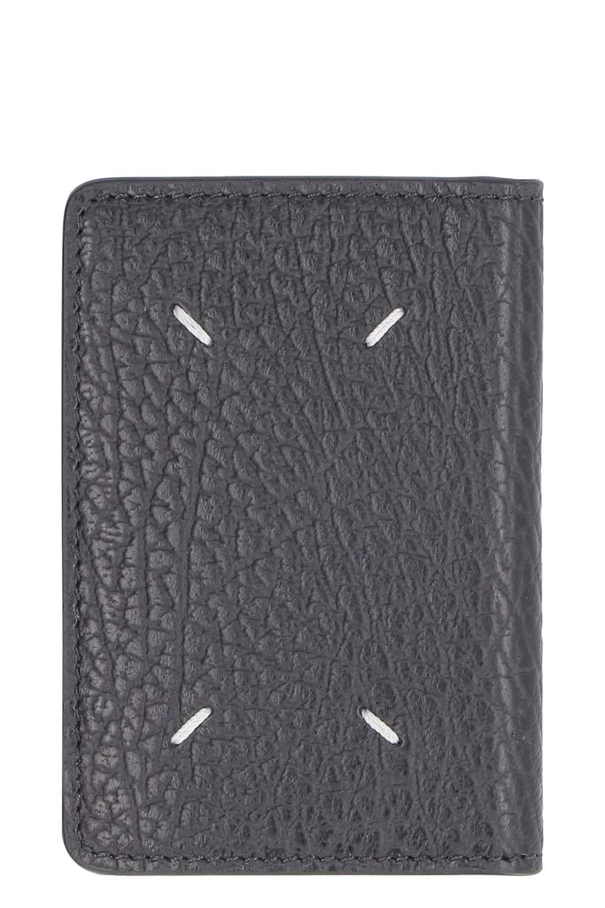 商品MAISON MARGIELA|Maison Margiela Pebbled Calfskin Card Holder,价格¥2360,第2张图片详细描述