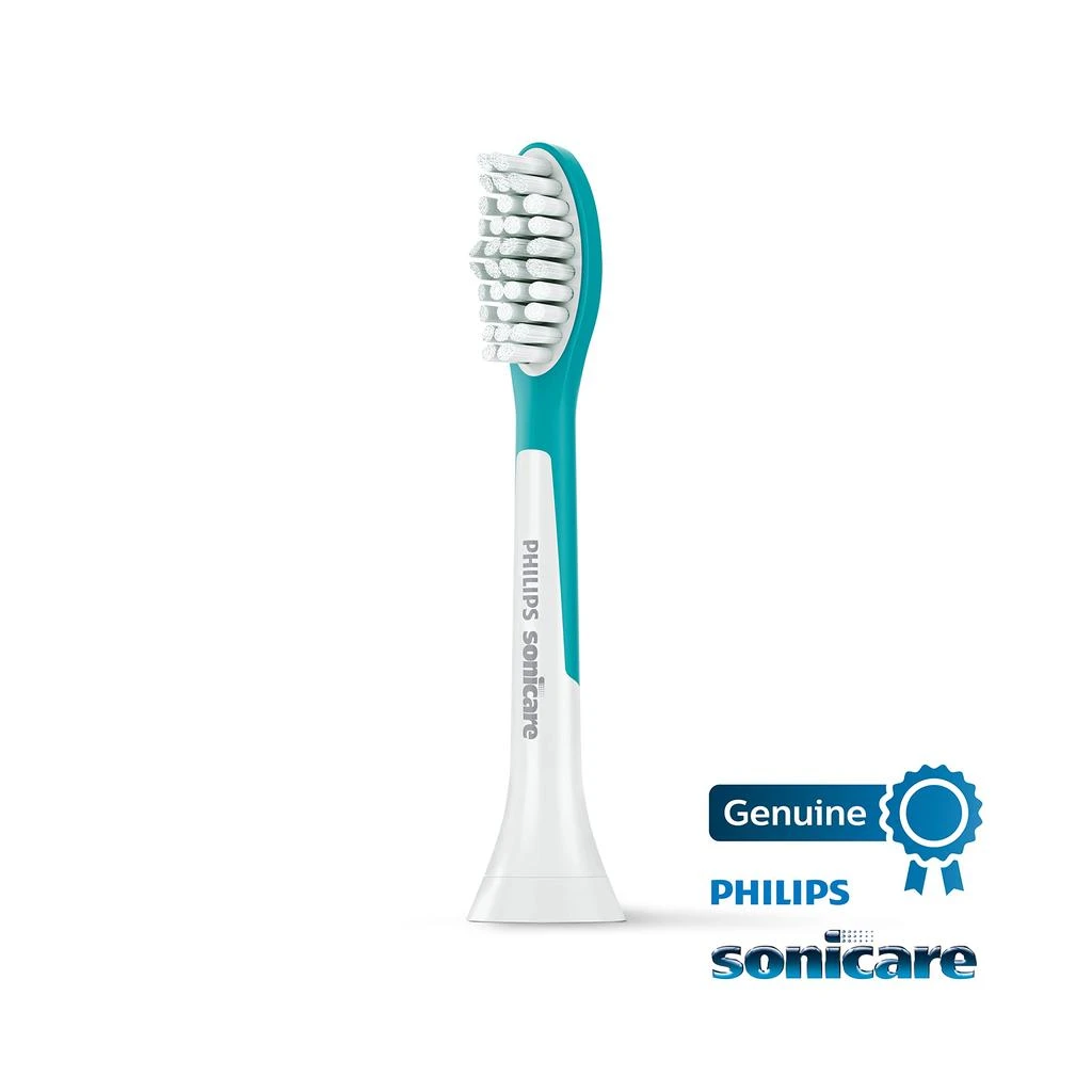 Philips Sonicare for Kids 7+ Genuine Replacement Toothbrush Heads, 2 Brush Heads, Turquoise and White, Standard, HX6042/94 商品