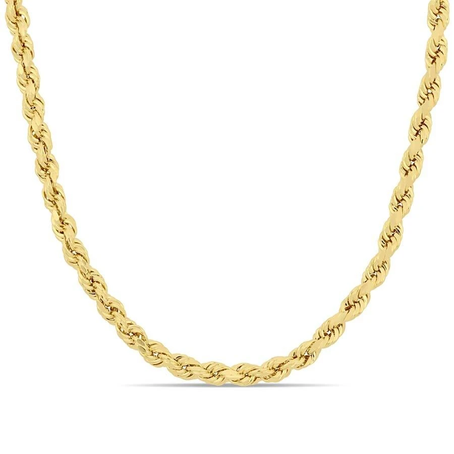 商品Amour|24 Inch Rope Chain Necklace In 14K Yellow Gold (4 Mm),价格¥5071,第1张图片