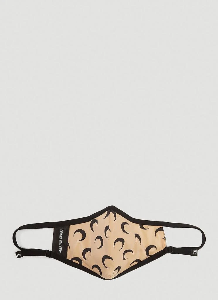 商品MARINE SERRE|Marine Serre Crescent Moon Air Face Mask,价格¥667,第1张图片