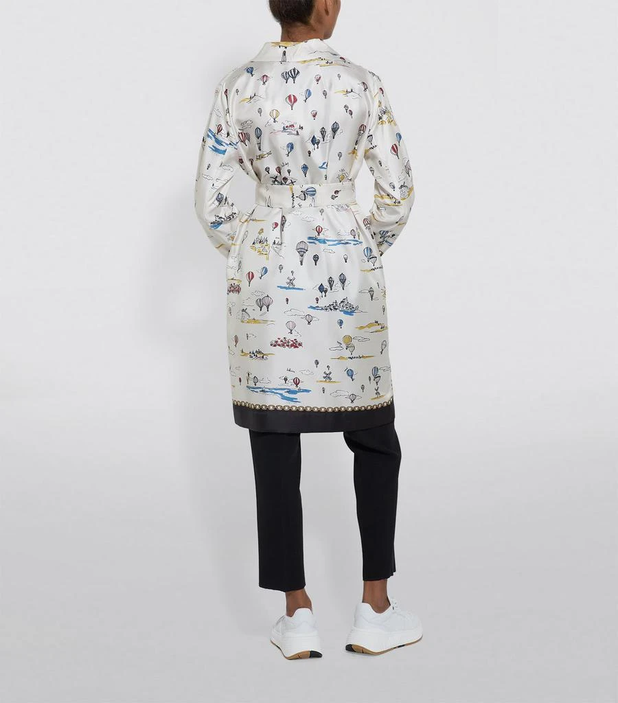 商品Max Mara|Hot Air Balloon Print Silk Shirt Dress,价格¥7012,第2张图片详细描述