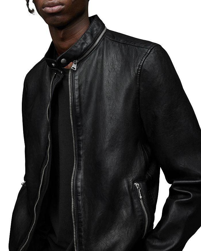 商品ALL SAINTS|Morris Leather Bomber Jacket,价格¥3137,第5张图片详细描述