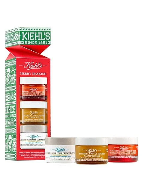 商品Kiehl's|Merry Masking 3-Piece Facial Mask Set,价格¥228,第2张图片详细描述