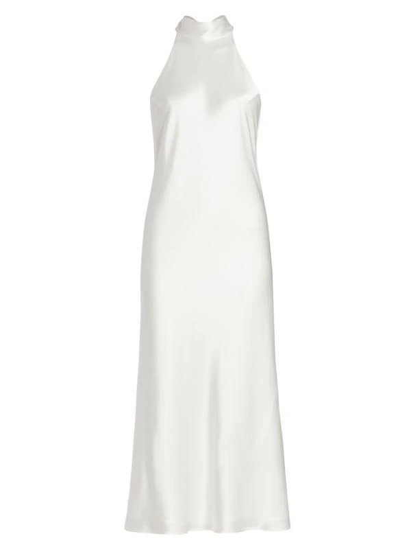 商品Galvan|Cova Satin Sleeveless Midi-Dress,价格¥3247,第1张图片