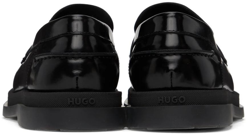 商品Hugo Boss|Black Leather Loafers,价格¥1133,第2张图片详细描述