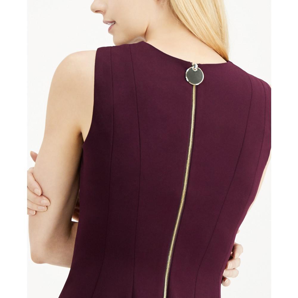 商品Calvin Klein|V-Neck Midi Dress,价格¥552,第6张图片详细描述