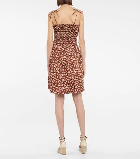 商品Tory Burch|印花棉质迷你连衣裙,价格¥2098,第3张图片详细描述