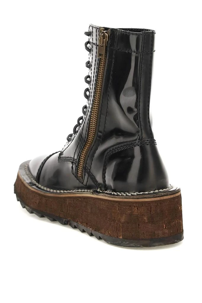 商品Acne Studios|Acne Studios Leather Lace Up Ankle Boots,价格¥2590,第3张图片详细描述
