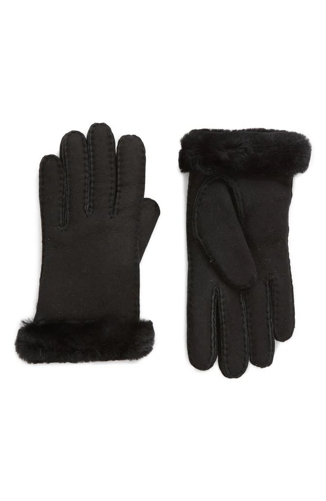 商品UGG|Classic Genuine Shearling Suede Gloves,价格¥675,第1张图片