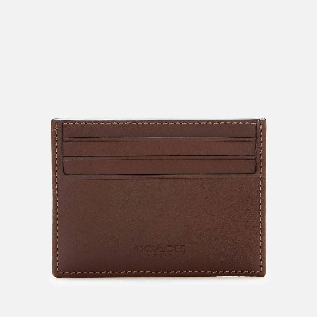 商品Coach|Coach Men's Signature Jacquard Card Case - Oak,价格¥459,第2张图片详细描述