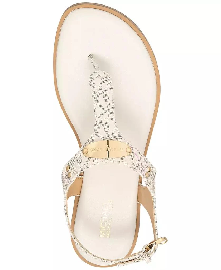 商品Michael Kors|Women's MK Plate Flat Thong Sandals,价格¥253,第4张图片详细描述